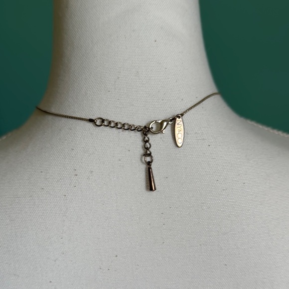 New York & Company Silver Geometric Necklace - Picture 7 of 7